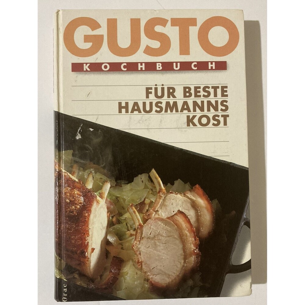 Gusto Kochbuch Fur Beste Hausmanns Kost 9.5"x6" in size